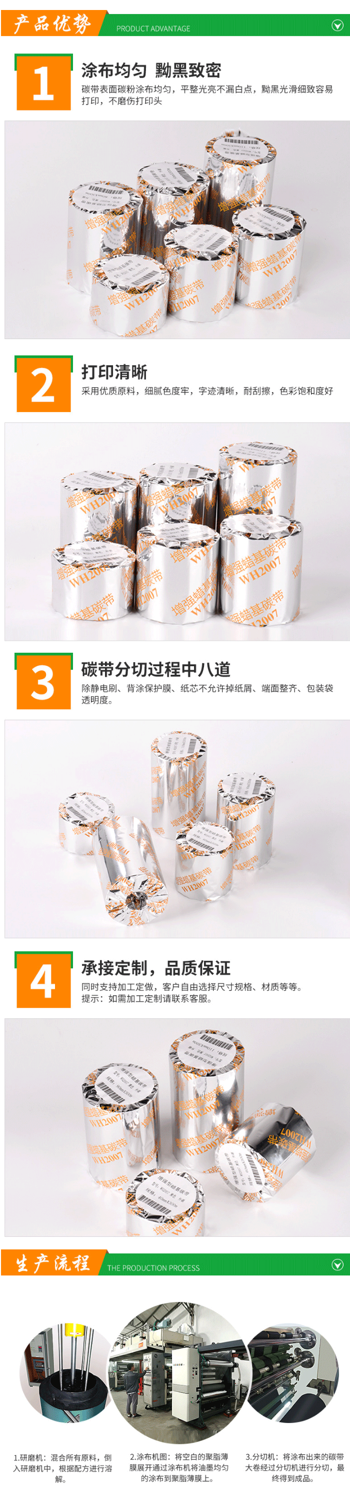 增強(qiáng)蠟基碳帶WH2027優(yōu)勢介紹